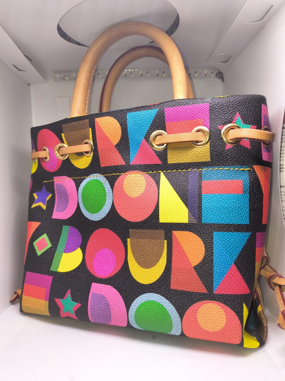Dooney & Bourke Multicolor Alphabet Tote